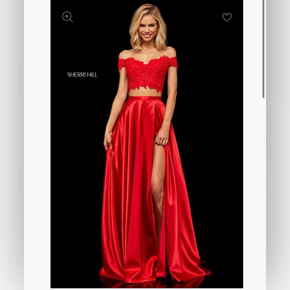 Sherri Hill prom dress with slit